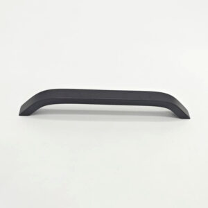 Black curved cabinet handle for drawers, cabinets, wardrobes, and furniture