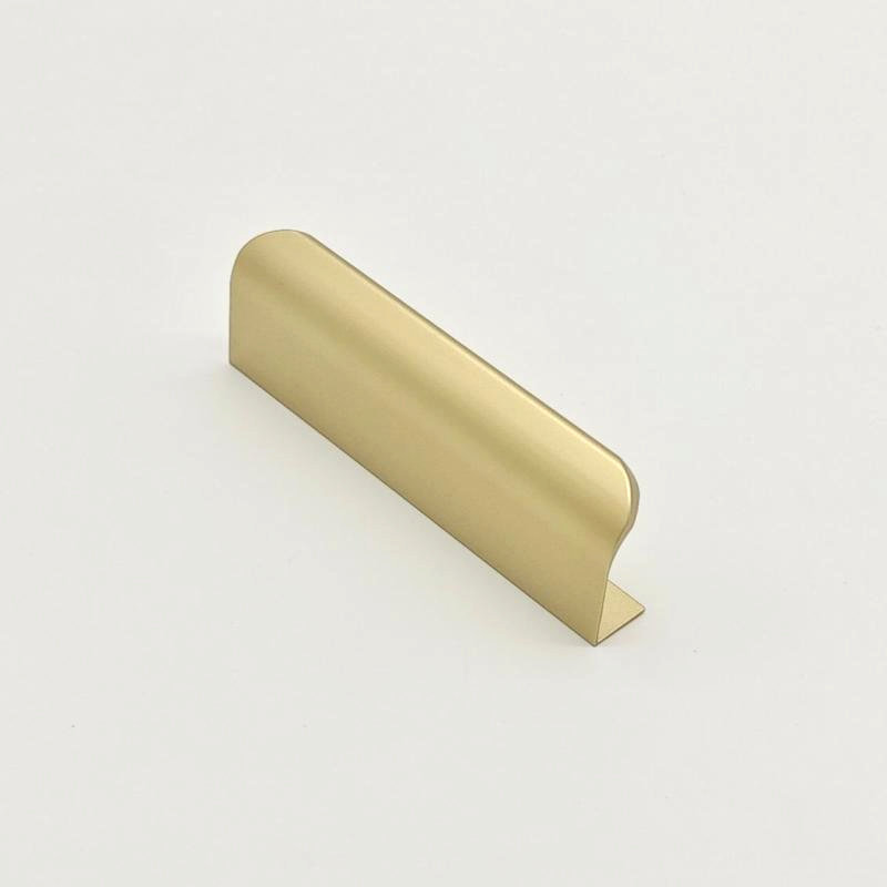 Gold aluminum profile cabinet handle for drawers, cabinets, wardrobes, and furniture