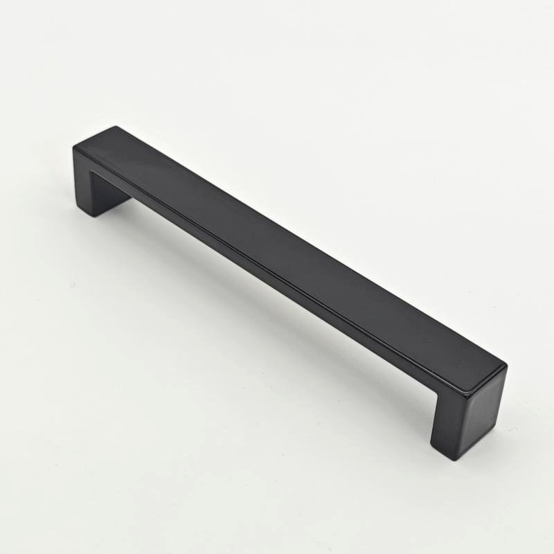 Black Square Cabinet Pull Handle for drawers, cabinets, and wardrobes