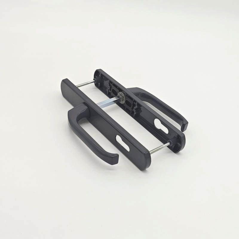 Navy blue door lock handle set for interior doors and room doors