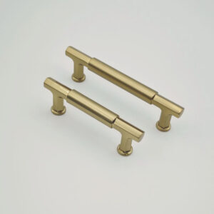 Brushed Gold Square Cabinet Pull Handle