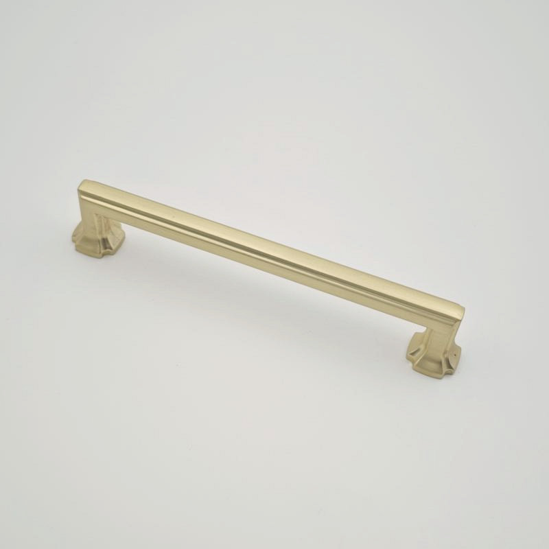 Brushed brass modern bar cabinet handle for kitchen cabinets, drawers, wardrobes, and furniture