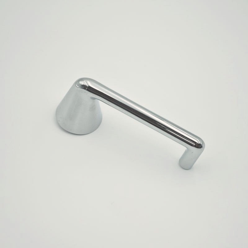 Modern polished chrome door pull handle for interior doors and furniture